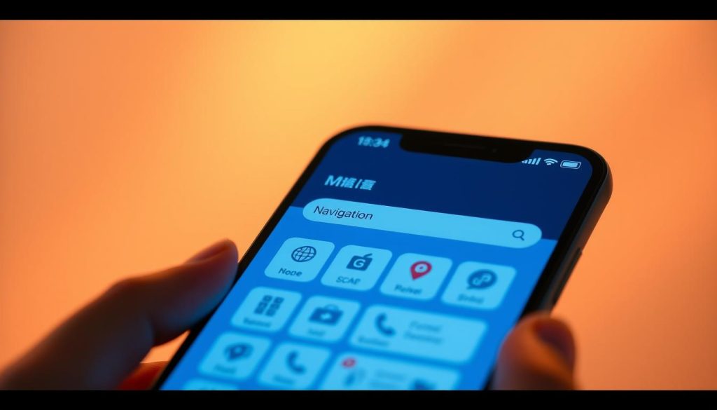 mobile navigation
