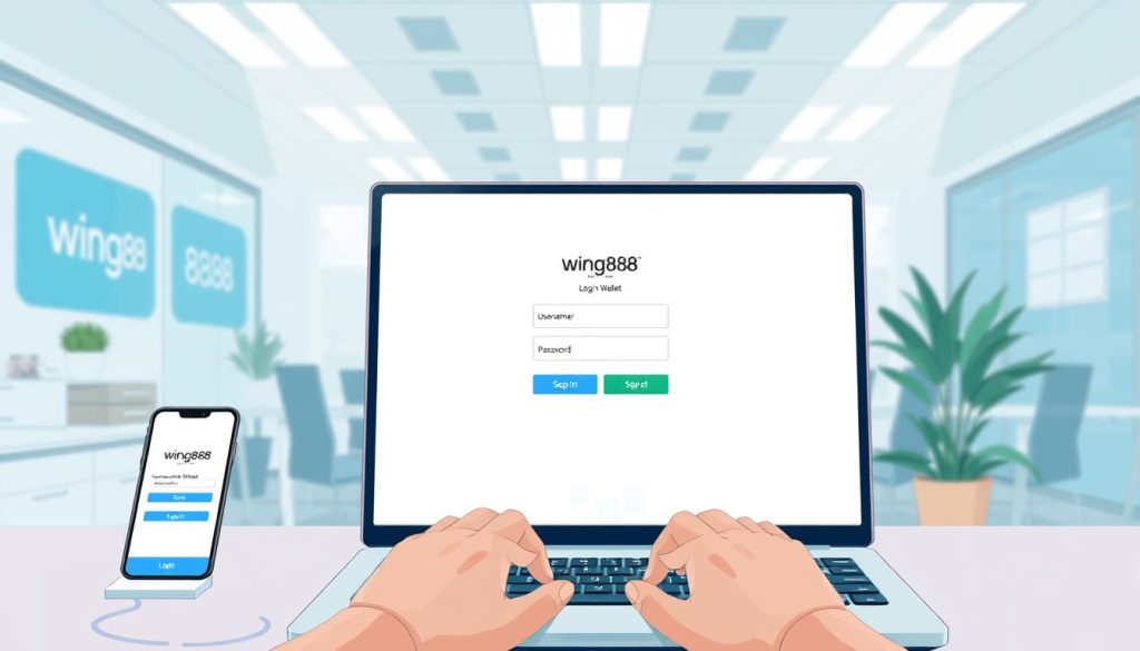 ขั้นตอนล็อกอิน wing888 wallet